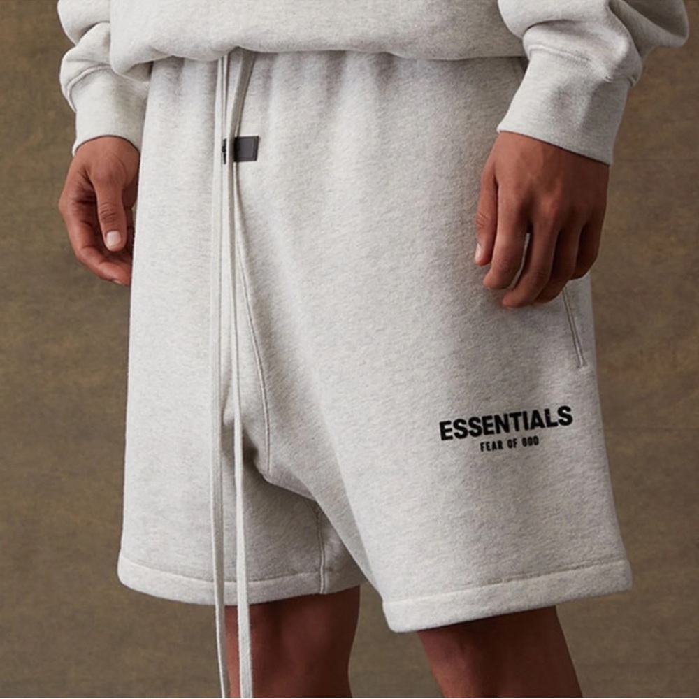 Fear of God ESSENTIALS Light Gray Athletic Shorts